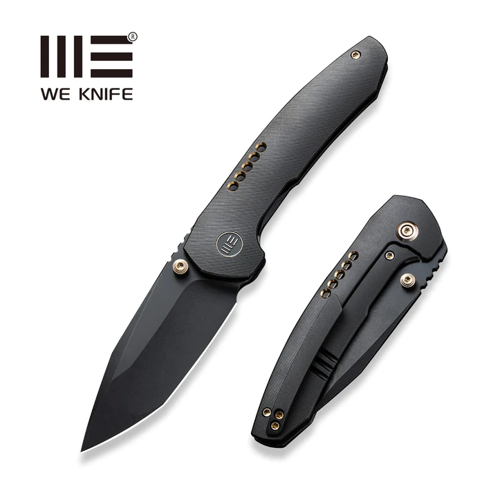 WE22002B-2_Trogon_700x WEKNIFE Trogon Thumb Stud Knife Titanium Handle (3.2" CPM 20CV Blade) WE22002B-2 - Image 1