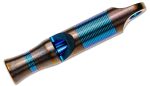 We Knife Company A-05B Life Saver 120dB Titanium Whistle, Purple and Bronze
