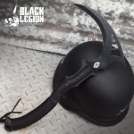 BLACK LEGION TACTICAL SICKLE AND SHEATH - STAINLESS STEEL BLADE, TPU HANDLE, PARACORD-WRAPPED GRIP - Image 2