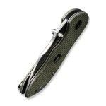 CIVIVI Gordo Flipper Knife Olive Canvas Micarta Handle (2.51" Satin Finished D2 Blade) C22018C-2 - Image 8