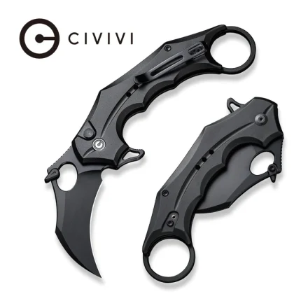 CIVIVI Incisor II Button Lock Knife Aluminum Handle (2.02" Nitro-V Blade) C16016B-1