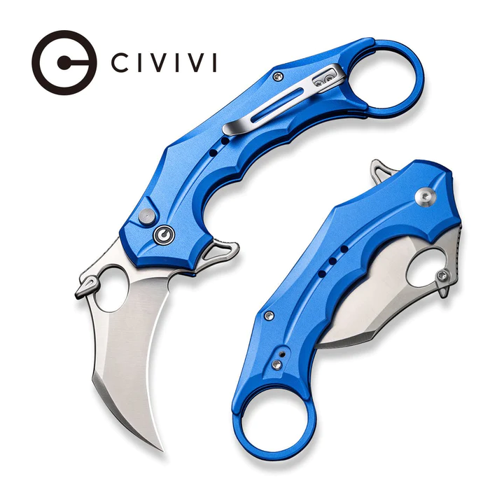 CIVIVI Incisor II Button Lock Knife Aluminum Handle (2.02" Nitro-V Blade) C16016B-2
