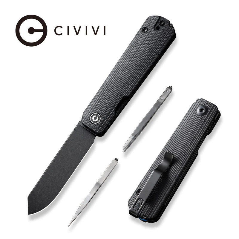 civivi-sendy-flipper-knife-milled-black-g10-handle-283-black-stonewashed-nitro-v-blade-c21004b-2-includes-1pc-steel-tweezers-toothpick-in-the-handle-865119_800x CIVIVI Sendy Flipper Knife / Multitool Wood Handle (2.83" Nitro-V Blade) C21004B-2 - Image 1