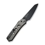 CIVIVI Vision FG Thumb Stud Knife Dark Green Canvas Micarta Handle (3.54" Black Nitro-V Blade) C22036-3 - Image 2