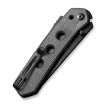 CIVIVI Vision FG Thumb Stud Knife Dark Green Canvas Micarta Handle (3.54" Black Nitro-V Blade) C22036-3 - Image 7