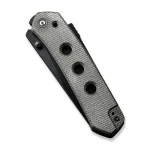 CIVIVI Vision FG Thumb Stud Knife Dark Green Canvas Micarta Handle (3.54" Black Nitro-V Blade) C22036-3 - Image 6