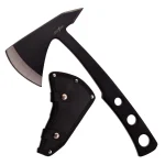 9.5" PERFECT POINT PP-107B THROWING AXE BLACK W/ SHEATH