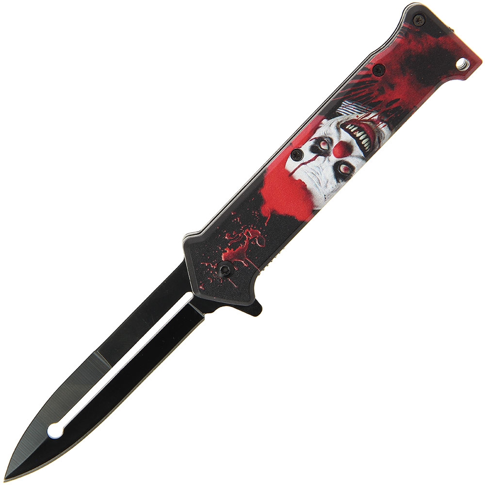 'The Scary Clown' Pocket Lock Knife - 309L-F