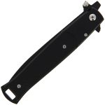 The Godfather Stiletto Lock Knife – Black G10 Handle - Image 2