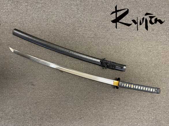 greywolf Ryujin T10 Carbon Steel Blade - Hand Forged 'Grey Wolf' Katana - Image 1