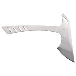 Perfect Point Throwing Axes – Set of 2-9.5-inches Overall, Satin Finish Stainless Steel Blade Handle, Includes Nylon Sheath, Full Tang Construction, Well Balanced, Throwing Sport Axes – PP-132-2 - Image 3