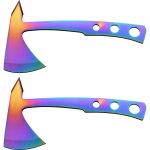 PERFECT POINT 2PCS THROWING AXE SET 9.5" OVERALL - PP-107RB-2 - Image 2