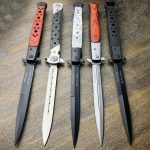 Tac-Force Pearl ' Speedster ' Huge Classic Big Boy Stiletto Pocket Knife 12.5″ - TF-547PB - Image 6