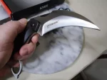 Elite Tactical - 'SILVERFANG' - Fixed Blade Knife D2 Steel - ET-FIX012 - Image 2