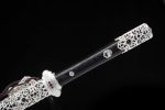 Akira Hand Forged 65MN Spring Steel Tang Dynasty Two Handed Silver Jian - Image 5