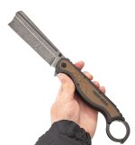 Black Ronin Straight Razor Pocket Knife - UC3416 - Image 2