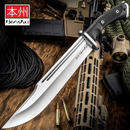 Honshu Conqueror Bowie Knife And Sheath - UC3321