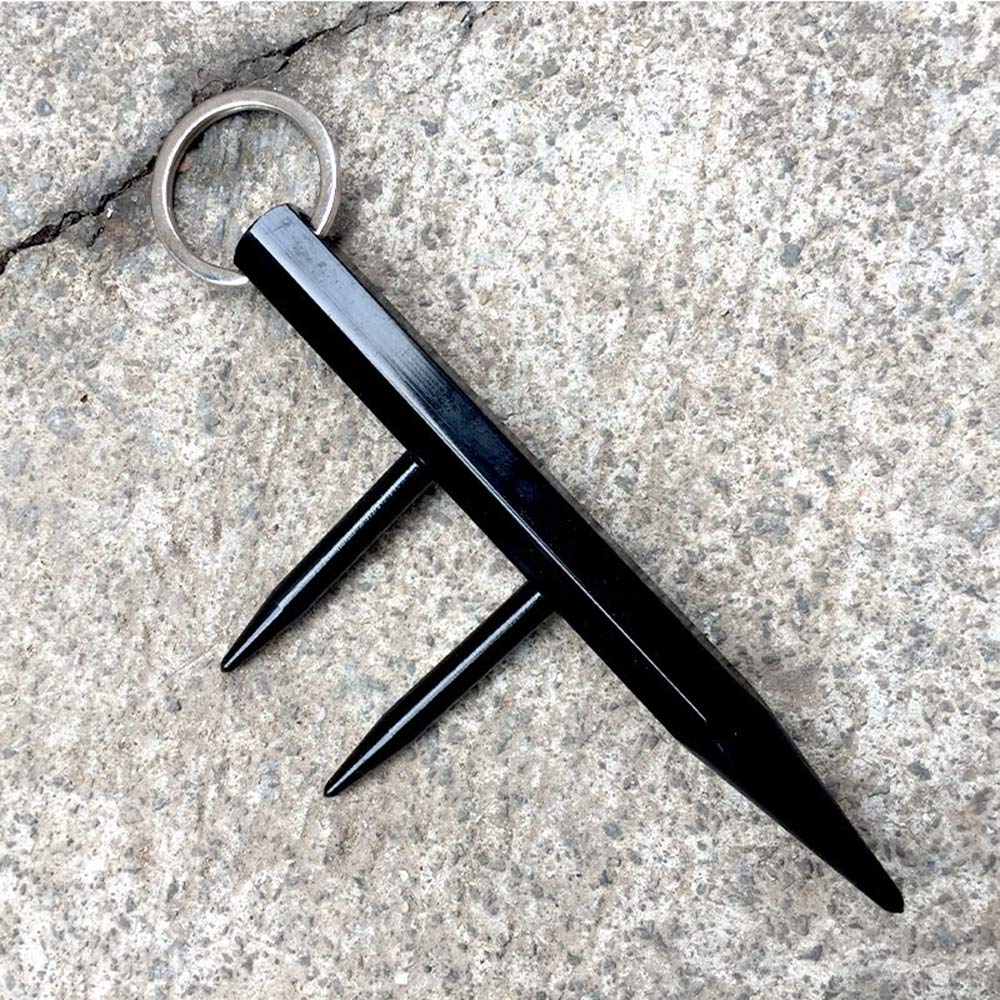 kubaton Snake Eyes Ninja Keychain Kubaton Black – SE-1058BK - Image 1