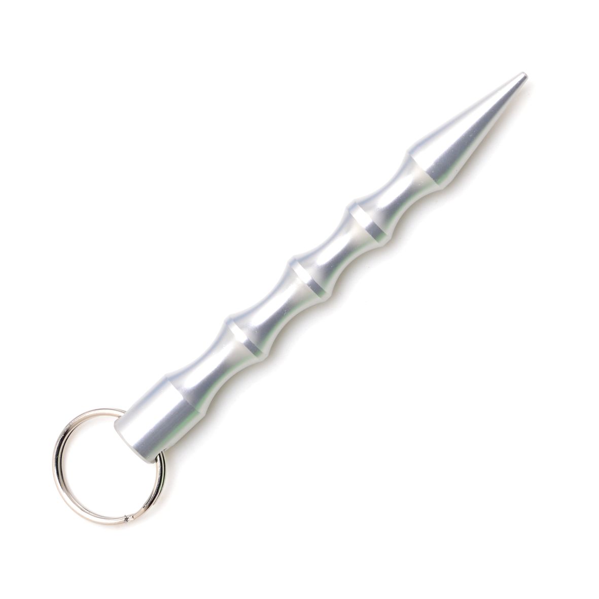 se-3102sl Snake Eyes Key Ring Kubaton Silver Finish – SE-3102SL - Image 1