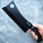 S-TEC 12 / Wood Handle Machete / Cleaver / Chopper W/ nylon sheath – T224188 - 1
