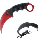 STEC – Karambit ‘RED’ Fixed Blade 7/1/2 ” / Neck Knife – T222002BK-5