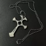 Cross Pendant Necklace Portable Window Breaker Emergency Aid Security – Stinger003