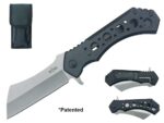 S-TEC Giant 10.25 ” Ball Bearing Cleaver Folding Pocket Knife Solid 3CR13 Steel – TS004BK-1